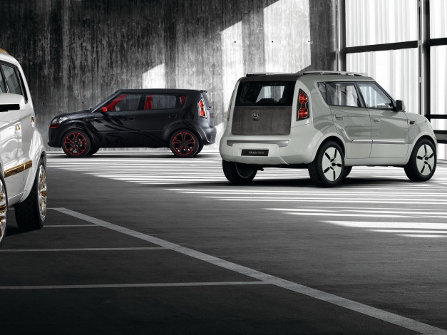 Обои картинки фото soul, burner, concept, 2008, автомобили, kia