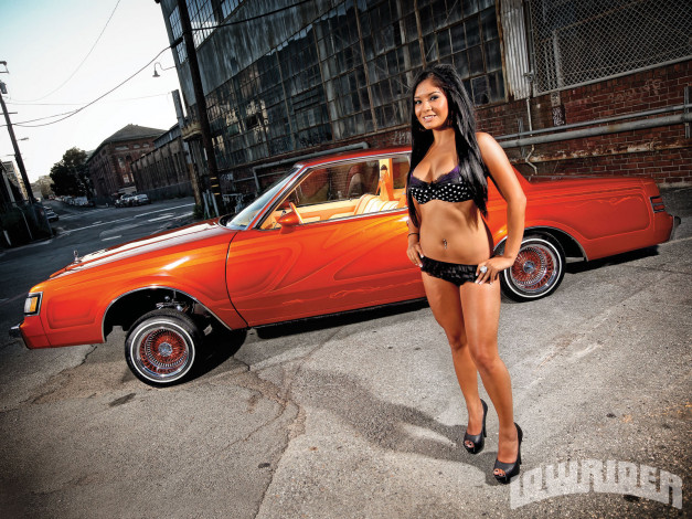 Обои картинки фото 1987, buick, regal, автомобили, авто, девушками