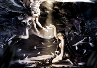 Картинка аниме panty stocking with garterbelt anarchy