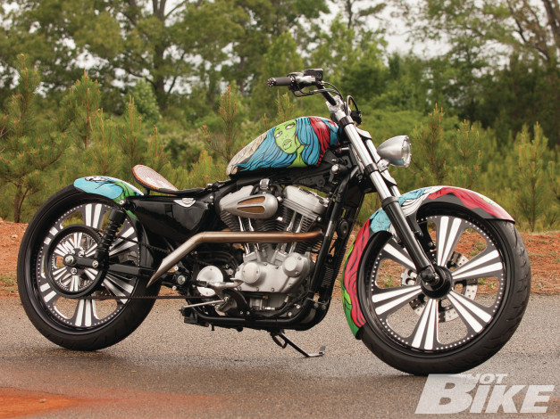 Обои картинки фото мотоциклы, customs, custom