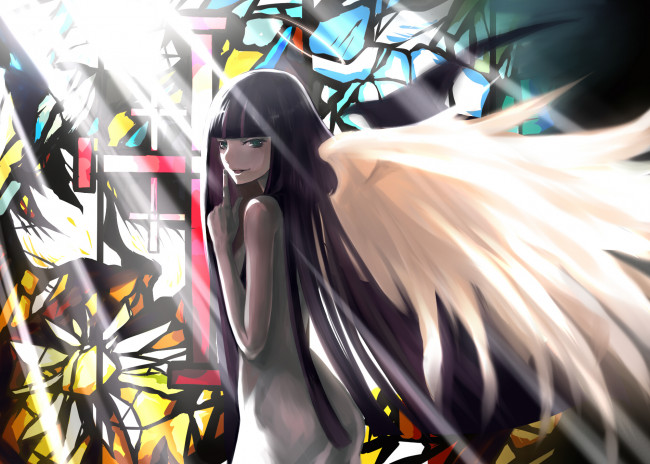 Обои картинки фото аниме, panty, stocking, with, garterbelt, anarchy