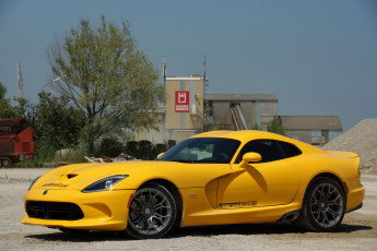Картинка 2013+srt+viper+ geiger+cars автомобили dodge додже желтый тюнинг geiger cars viper