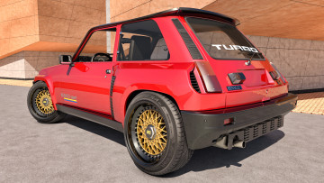 Картинка автомобили 3д turbo 1980 renault 5