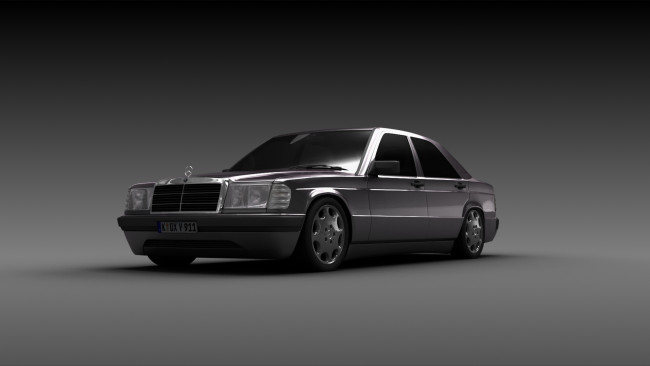Обои картинки фото автомобили, mercedes-benz, mercedes, benz, 190e