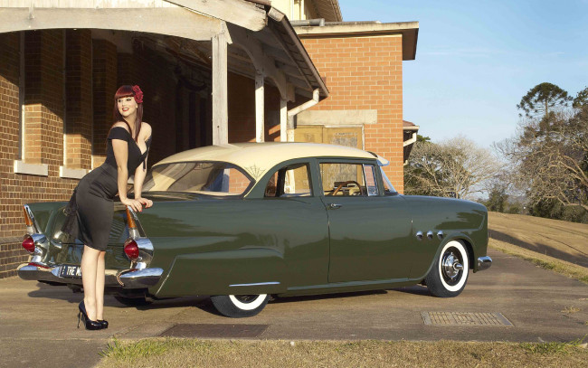 Обои картинки фото автомобили, авто с девушками, classic