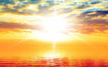 Картинка природа восходы закаты пейзаж небо закат солнце море sunset sea