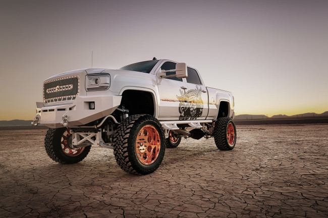 Обои картинки фото автомобили, custom pick-up, gmc