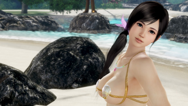 Обои картинки фото 3д графика, люди , people, взгляд, девушка, фон