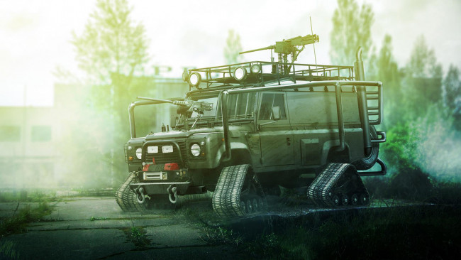 Обои картинки фото техника, 3d, army