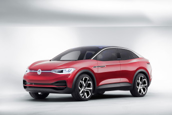 обоя volkswagen id crozz electric crossover concept 2017, автомобили, volkswagen, красный, id, 2017, concept, crossover, electric, crozz