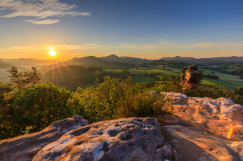 Картинка природа восходы закаты простор