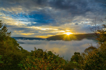 Картинка природа восходы закаты простор