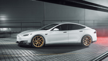 Картинка novitec+tesla+model+s+2018 автомобили tesla novitec белая 2018 s model
