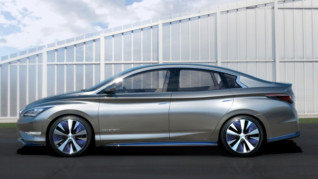 Обои картинки фото infiniti le concept 2012, автомобили, infiniti, 2012, le, concept