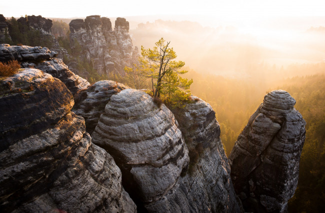 Обои картинки фото природа, восходы, закаты, простор