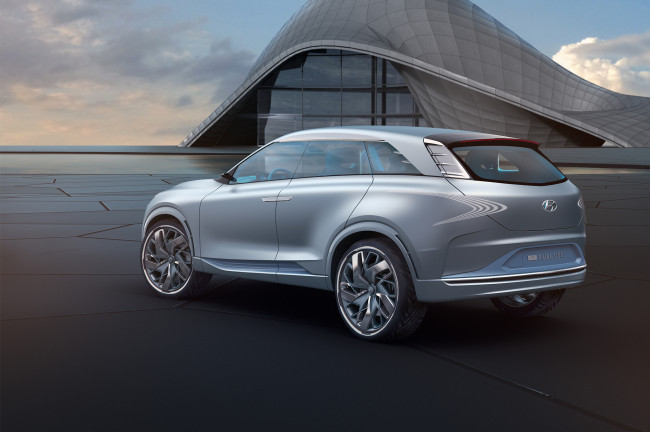Обои картинки фото hyundai releases fe fuel cell concept 2018, автомобили, 3д, cell, fuel, fe, releases, concept, 2018, hyundai