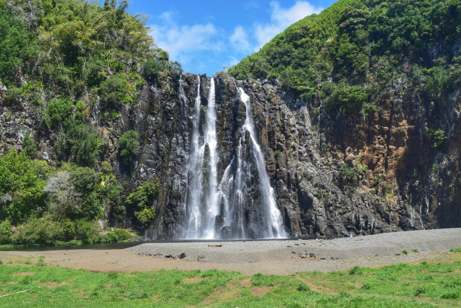 Обои картинки фото природа, водопады, простор