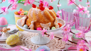 обоя праздничные, пасха, угощение, пасхальное