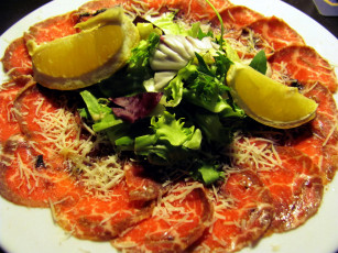 Картинка еда салаты +закуски карпаччо