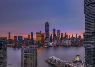 Картинка города -+панорамы простор