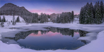 Картинка природа зима простор