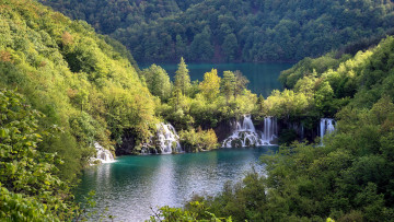 Картинка природа водопады поток водопад вода