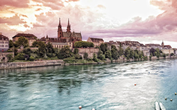 Картинка basel switzerland города -+улицы +площади +набережные