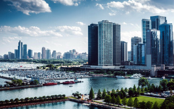 Картинка города чикаго+ сша панорама