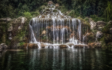 Картинка природа водопады простор