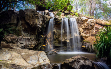 Картинка природа водопады водопад вода поток