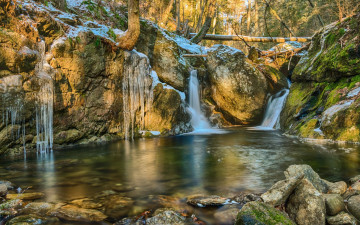 Картинка природа водопады водопад вода поток