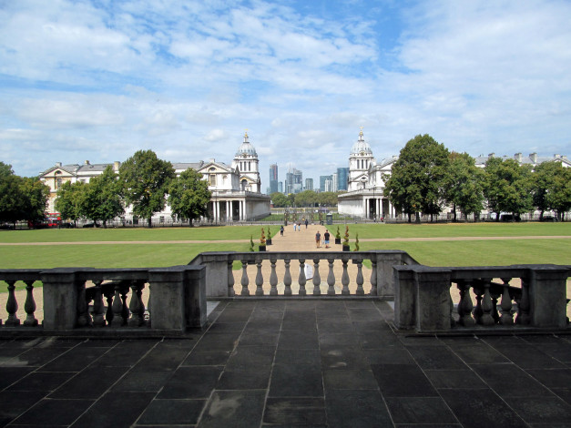Обои картинки фото maritime hospital, greenwich, kent, uk, города, - панорамы, maritime, hospital