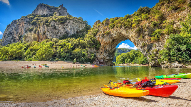 Обои картинки фото корабли, лодки,  шлюпки, река, пляж