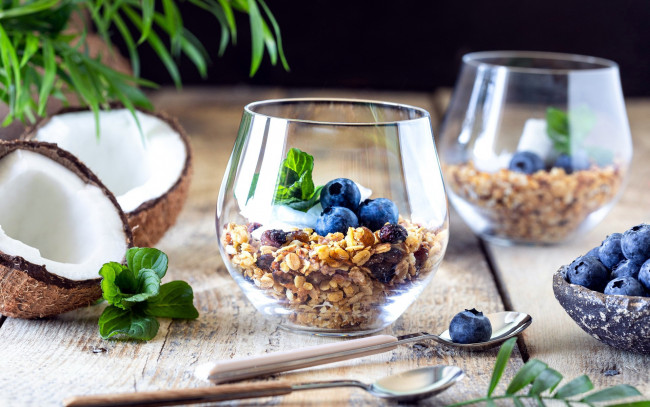 Обои картинки фото еда, мюсли,  хлопья