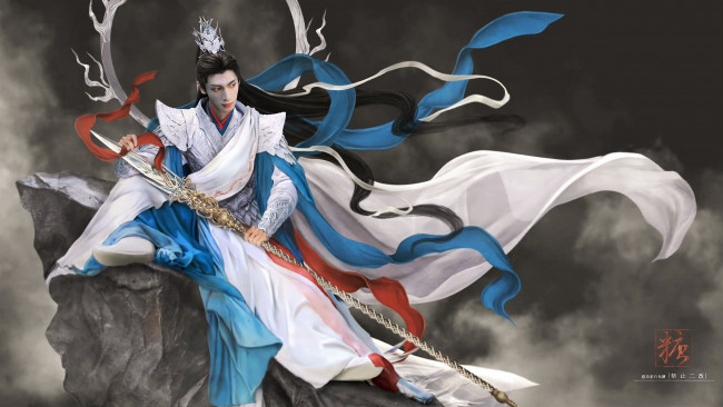 Обои картинки фото кино фильмы, till the end of the moon, мужчина, оружие