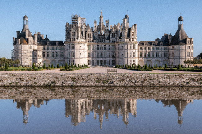 Обои картинки фото chateau de chambord, france, города, замки франции, chateau, de, chambord
