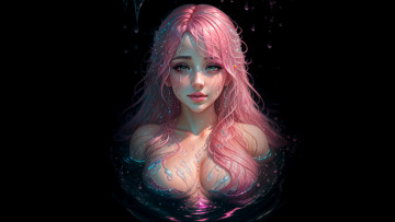 Картинка фэнтези девушки нейросети графика нейроарт ai art нейронные сети рисунки нейро искусство