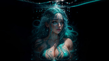 обоя фэнтези, девушки, нейросети, графика, нейроарт, ai, art, нейронные, сети, рисунки, нейро, искусство