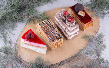 Картинка еда пирожные +кексы +печенье лакомство ассорти