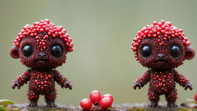 Обои картинки фото 3д графика, существа , creatures, нейросети, графика, нейроарт, ai, art, нейронные, сети, рисунки, нейро, искусство