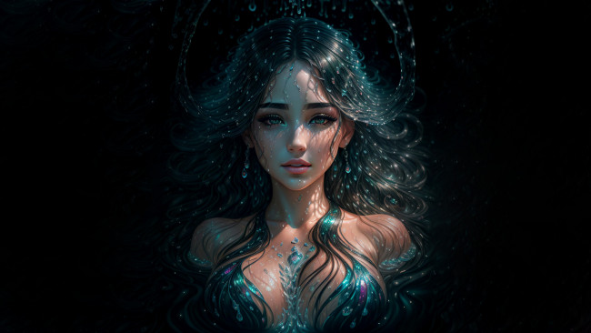 Обои картинки фото фэнтези, девушки, нейросети, графика, нейроарт, ai, art, нейронные, сети, рисунки, нейро, искусство