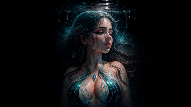 Обои картинки фото фэнтези, девушки, нейросети, графика, нейроарт, ai, art, нейронные, сети, рисунки, нейро, искусство