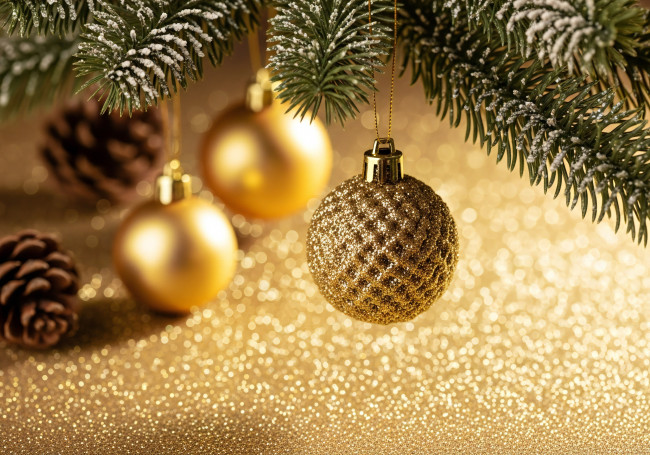 Обои картинки фото праздничные, шары, новогодняя