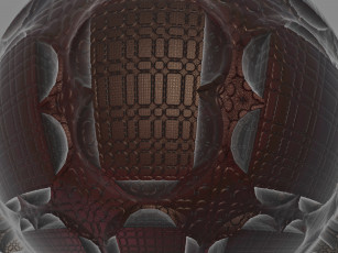 Картинка 3д графика fractal фракталы абстракция фон узор