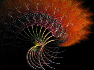 Картинка 3д графика fractal фракталы фрактал фон узор