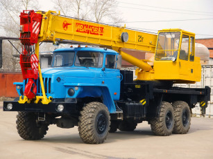 Картинка урал 4320 автомобили ивановец автокран