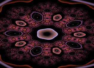 Картинка 3д графика fractal фракталы фрактал узор