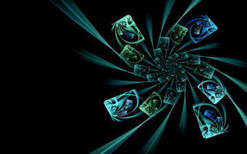 Картинка 3д графика fractal фракталы фон графмка узор