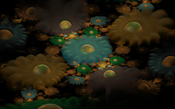 Картинка 3д графика fractal фракталы фрактал узор