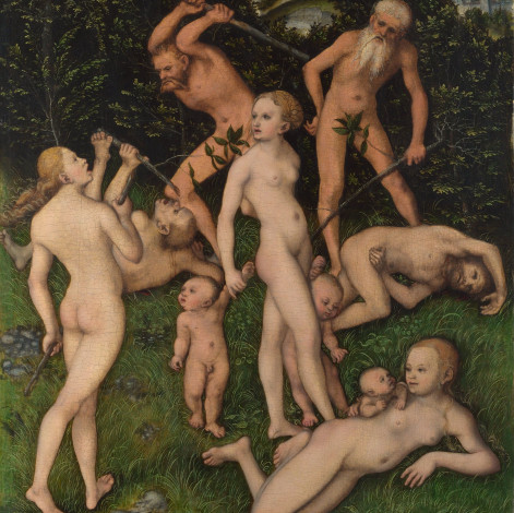 Обои картинки фото lucas, cranach, the, elder, close, of, silver, age, рисованные, люди